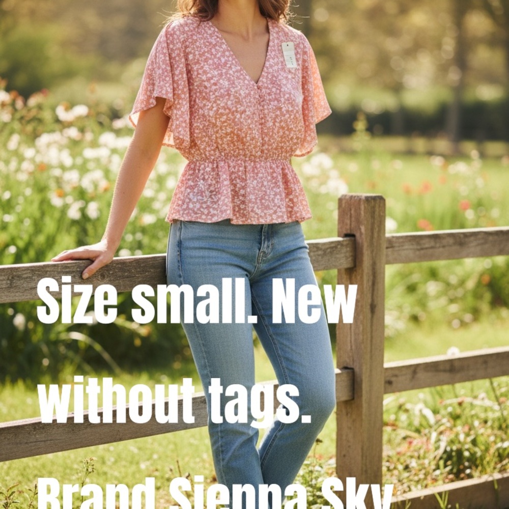 Sienna Sky Pink Floral Blouse